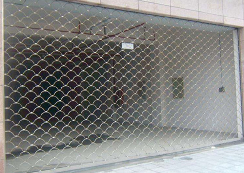 海门渔网状电动卷帘门
